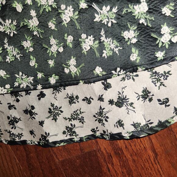 ZAIKAMOYA GRETCHEN SKIRT XS Girls Women Floral Hi Low Circle Skirt | MSRP $156 - Picture 6 of 8